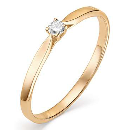 Кольцо, золото, бриллиант, 12426-100